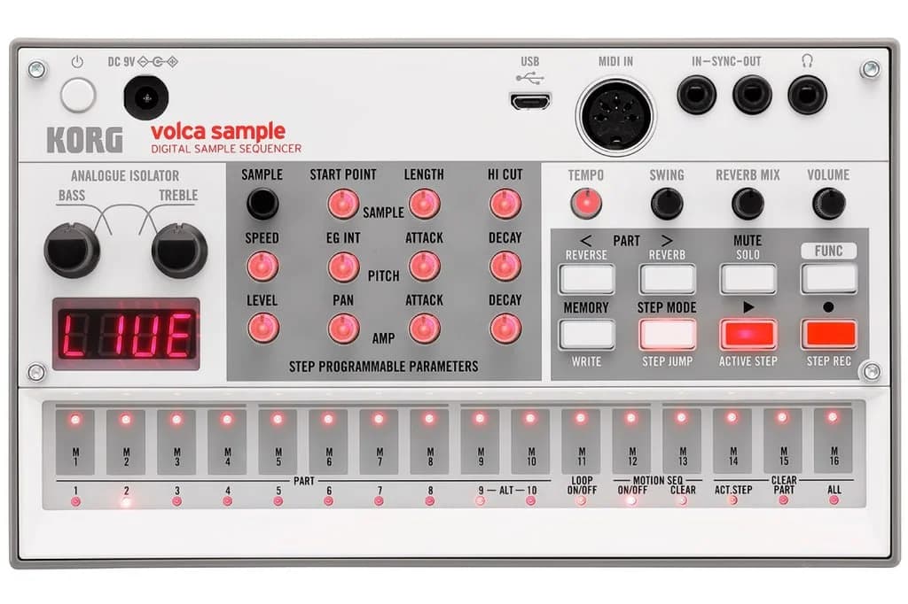 Цифровой сэмплер Korg Volca Sample