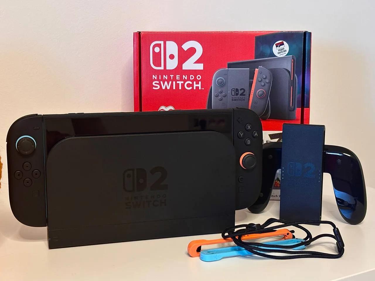 Nintendo Switch 2 с играми и картридж