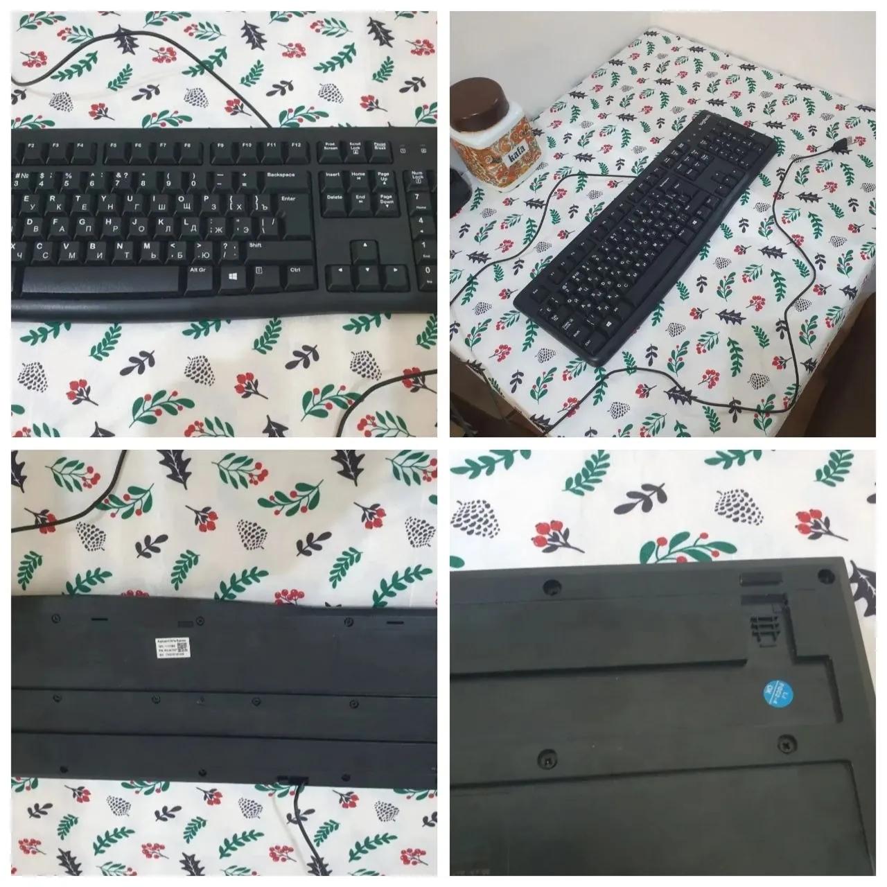 Клавиатура Logitech K120 USB RU/EN
