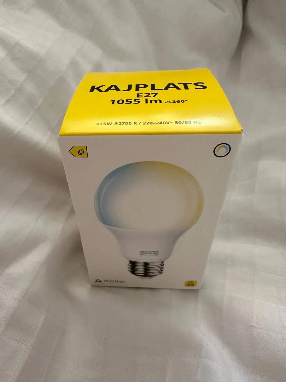 Умная лампочка IKEA KAJPLATS E27 1055 лм
