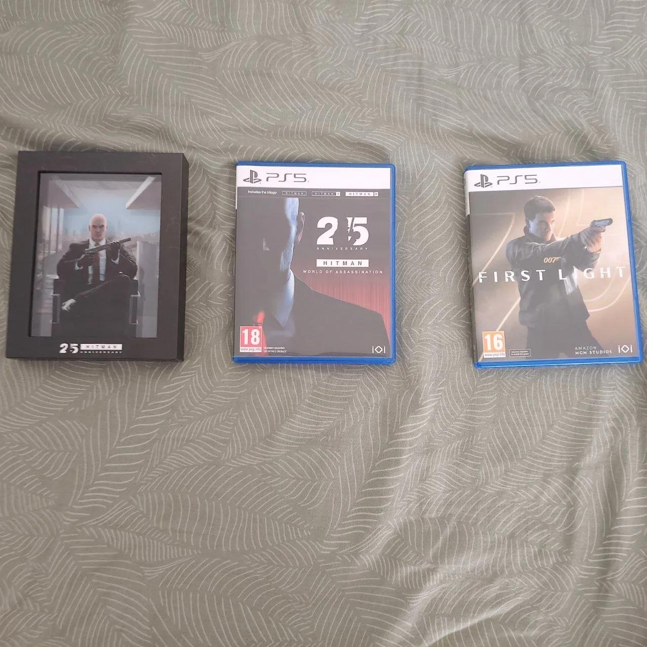 Игры PS5 HITMAN WoA и 007 First Light