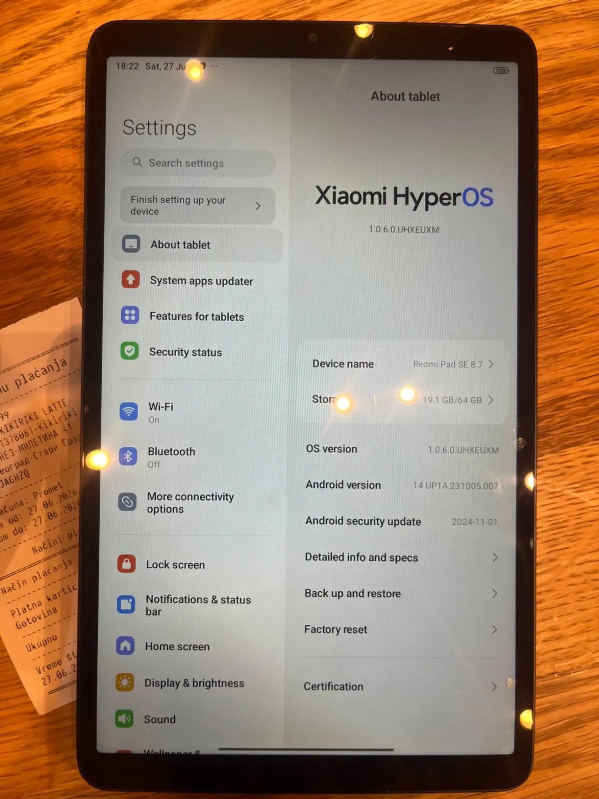 Планшет Xiaomi Redmi Pad SE 8.7