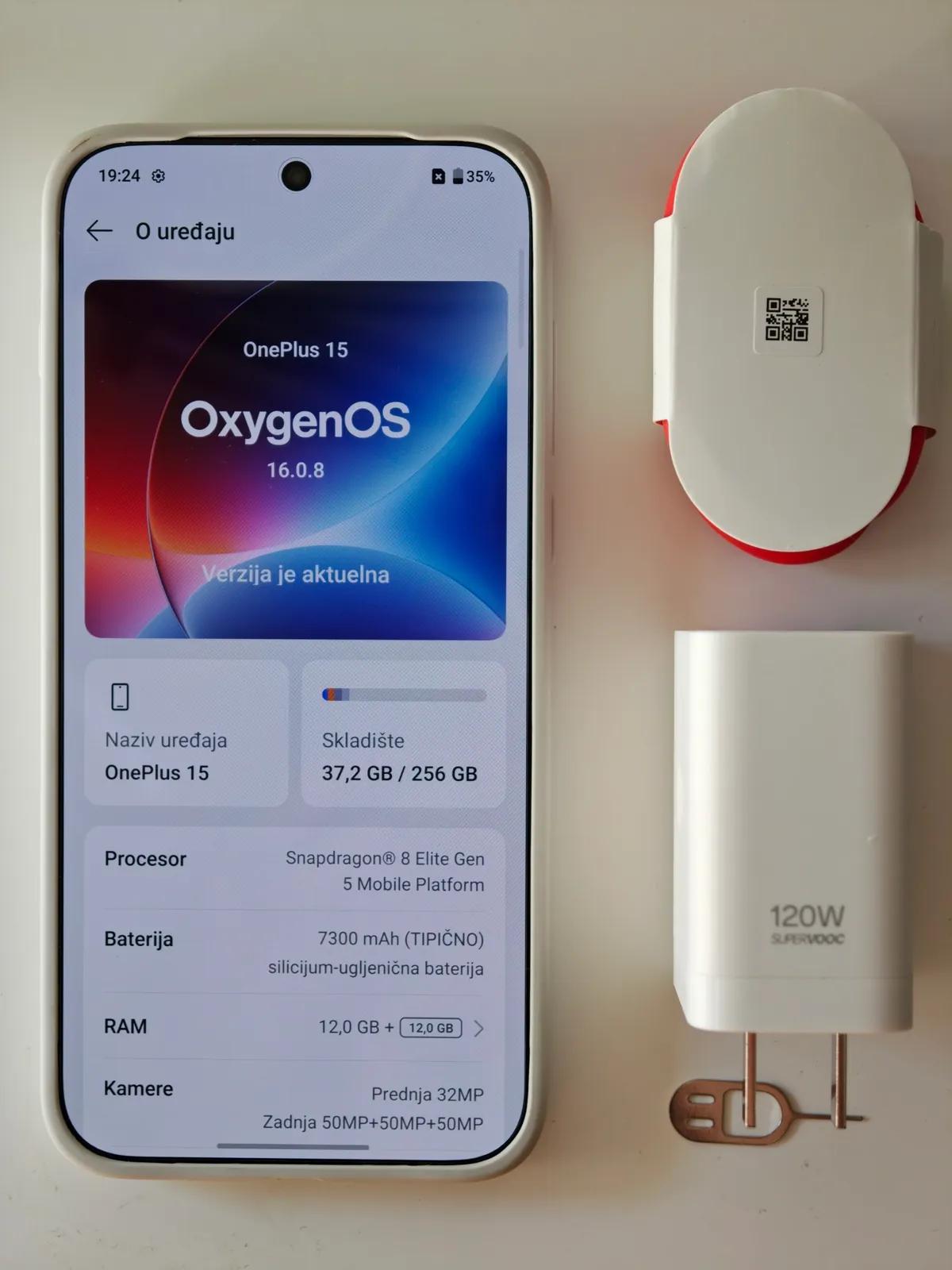 OnePlus 15 12/256 GB Sandstorm новый 0 циклов