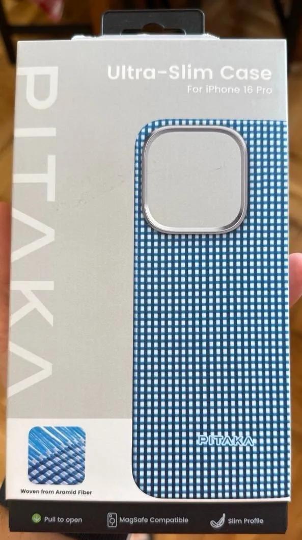 Чехол Pitaka Ultra-Slim для iPhone 16 Pro Ocean Blue новый Белград