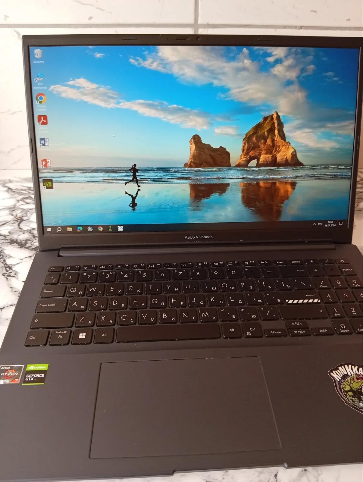 Ноутбук Asus Vivobook 15 Pro Ryzen 7 GTX 1650 16GB 144Hz