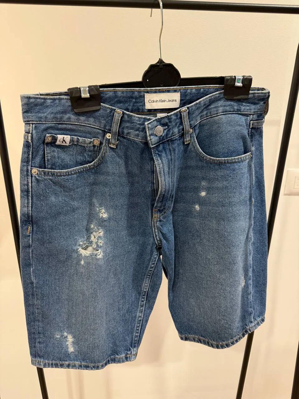 Шорты Calvin Klein Jeans джинсовые мужские