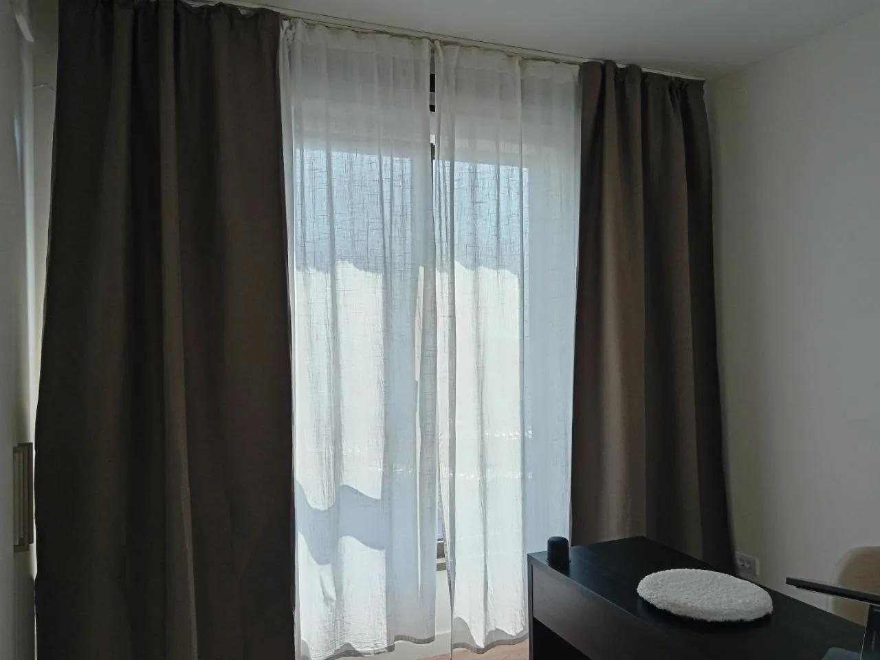 Шторы белые и блэкаут 145×260 Белград