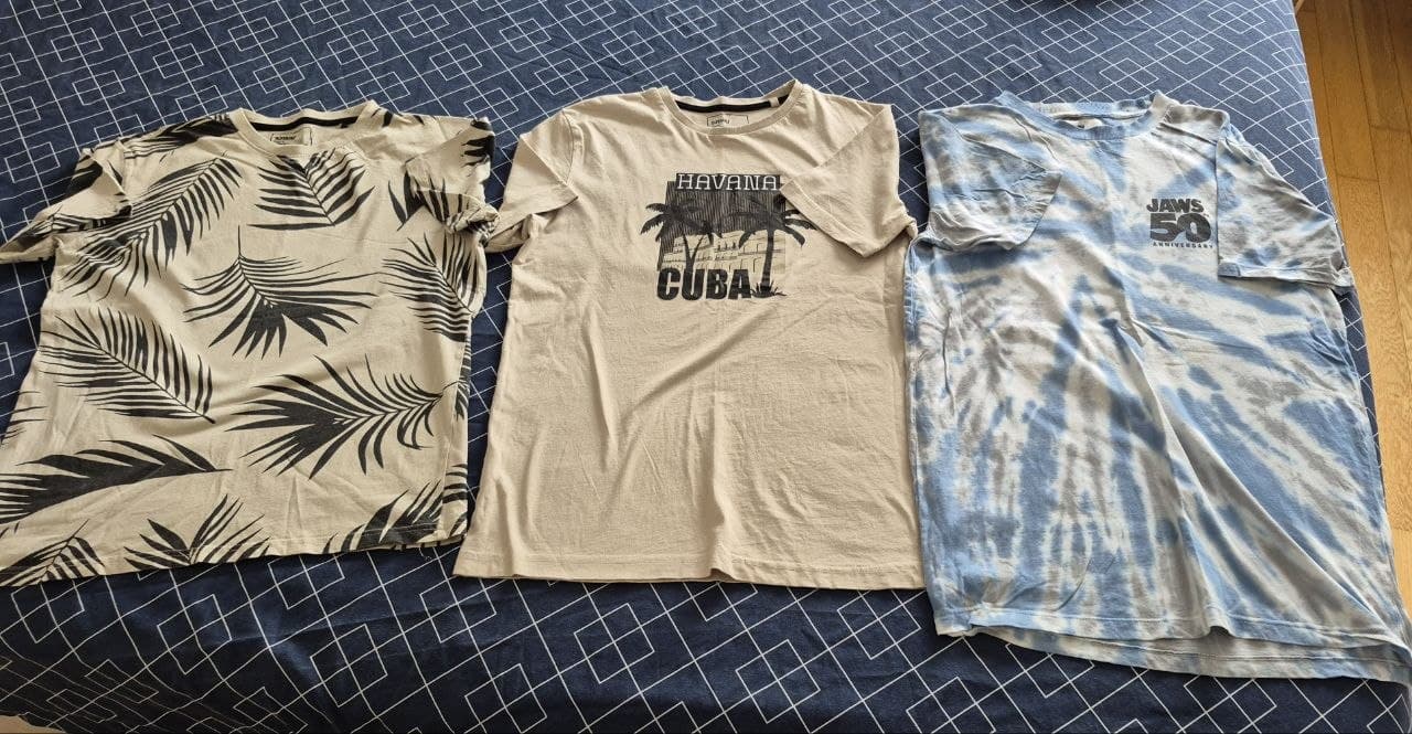 3 мужские футболки