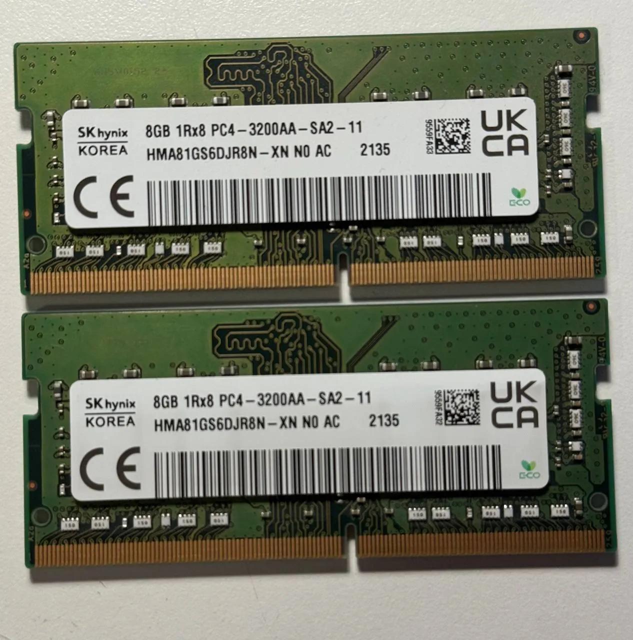 Оперативная память SK Hynix 16GB DDR4 ноутбук