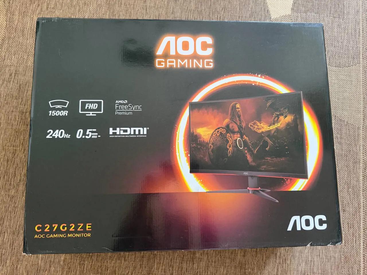 Игровой монитор AOC C27G2ZE 27 дюймов 240Hz curved