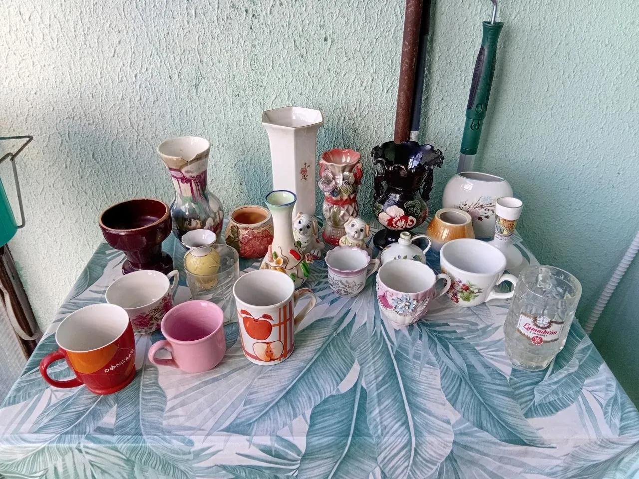 Вазы стаканы кружки даром Ново Населье НС