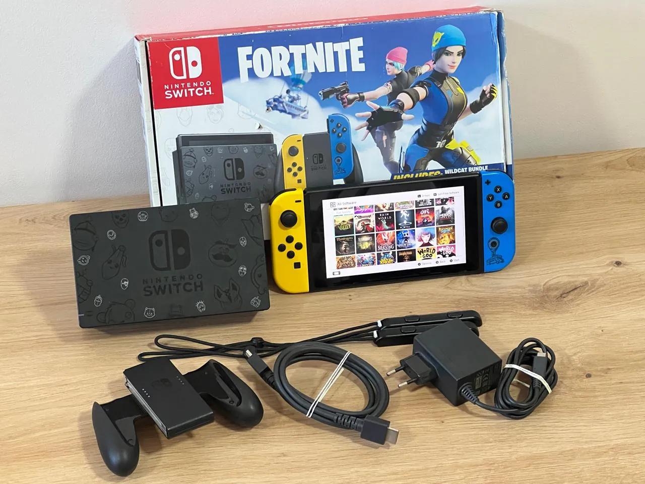 Nintendo Switch Fortnite Edition Rev.2 чипованная 220 EUR Белград
