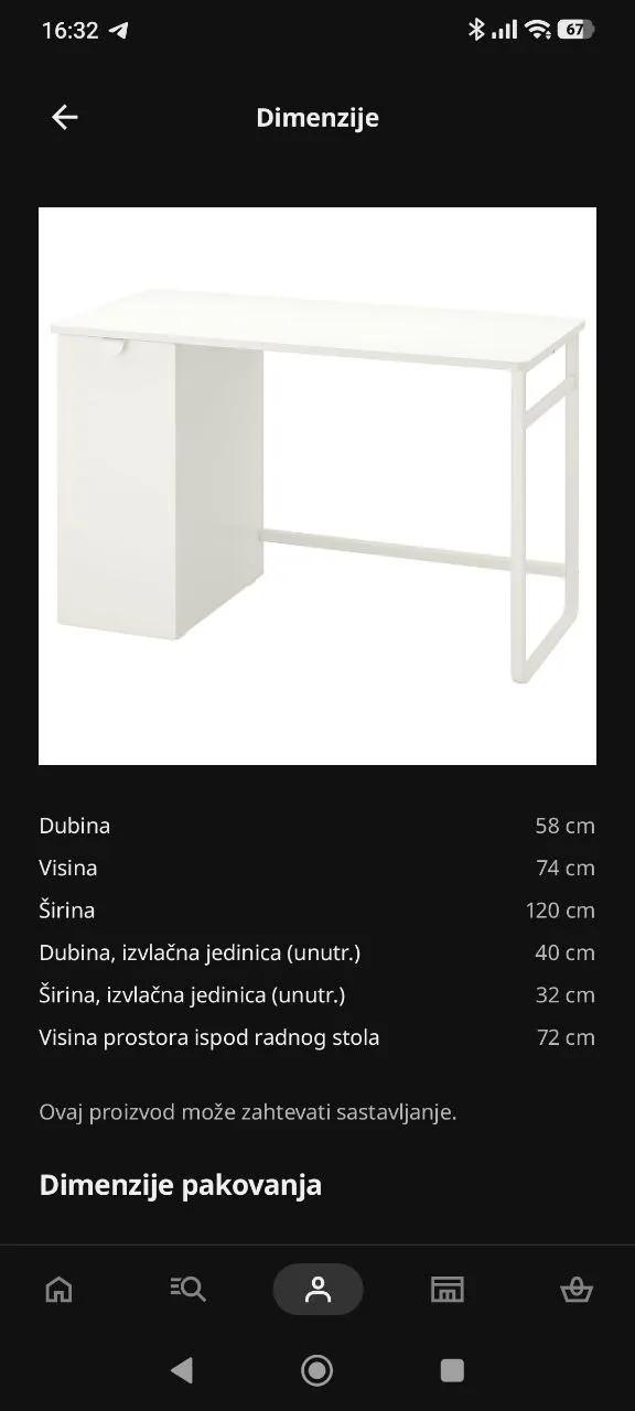 Стул и стол IKEA Orfjall Larande