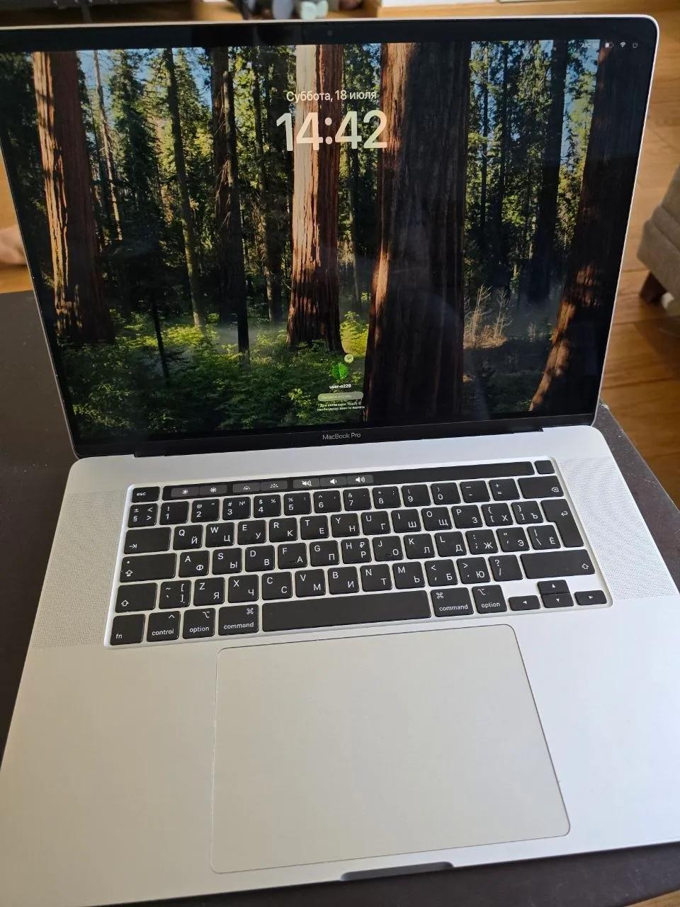 MacBook Pro 16 дюймов 2019