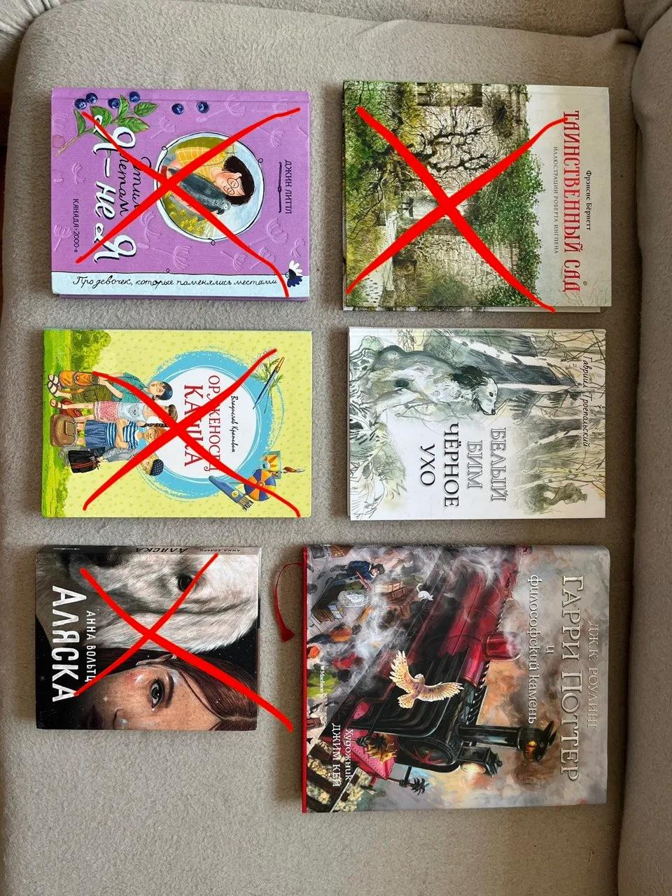Книги Белый Бим и Гарри Поттер