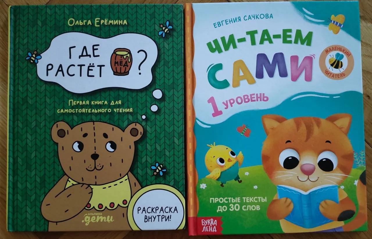 Детские книги для первого чтения на русском