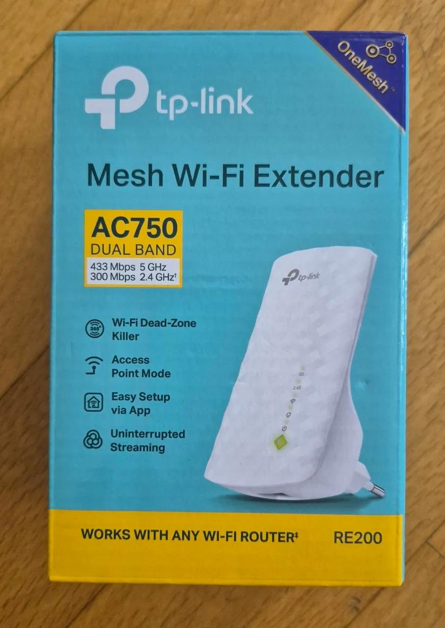 Wi-Fi репитер TP-Link RE200 AC750 новый