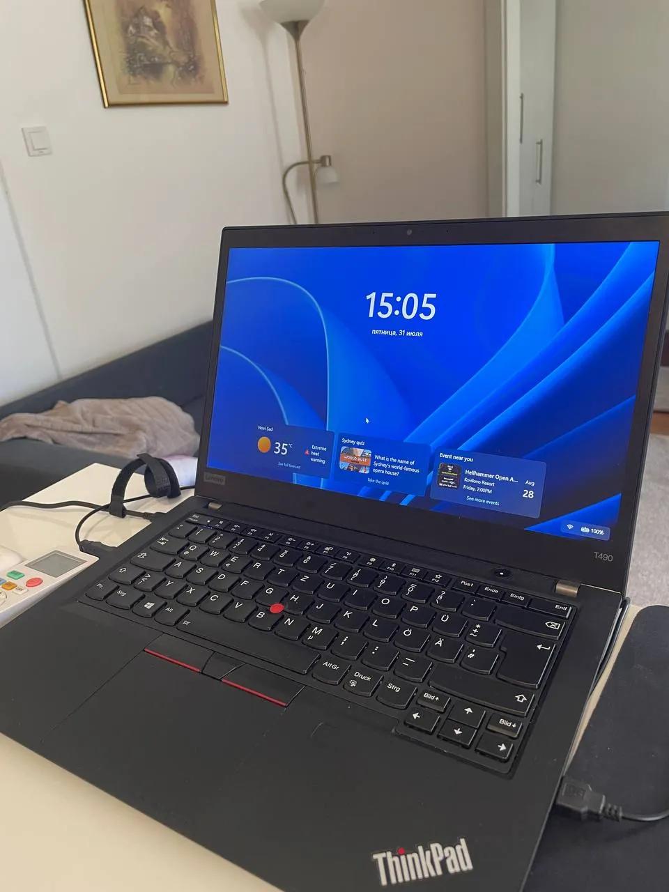 Lenovo ThinkPad T490 i7-8665U 16ГБ 500ГБ SSD