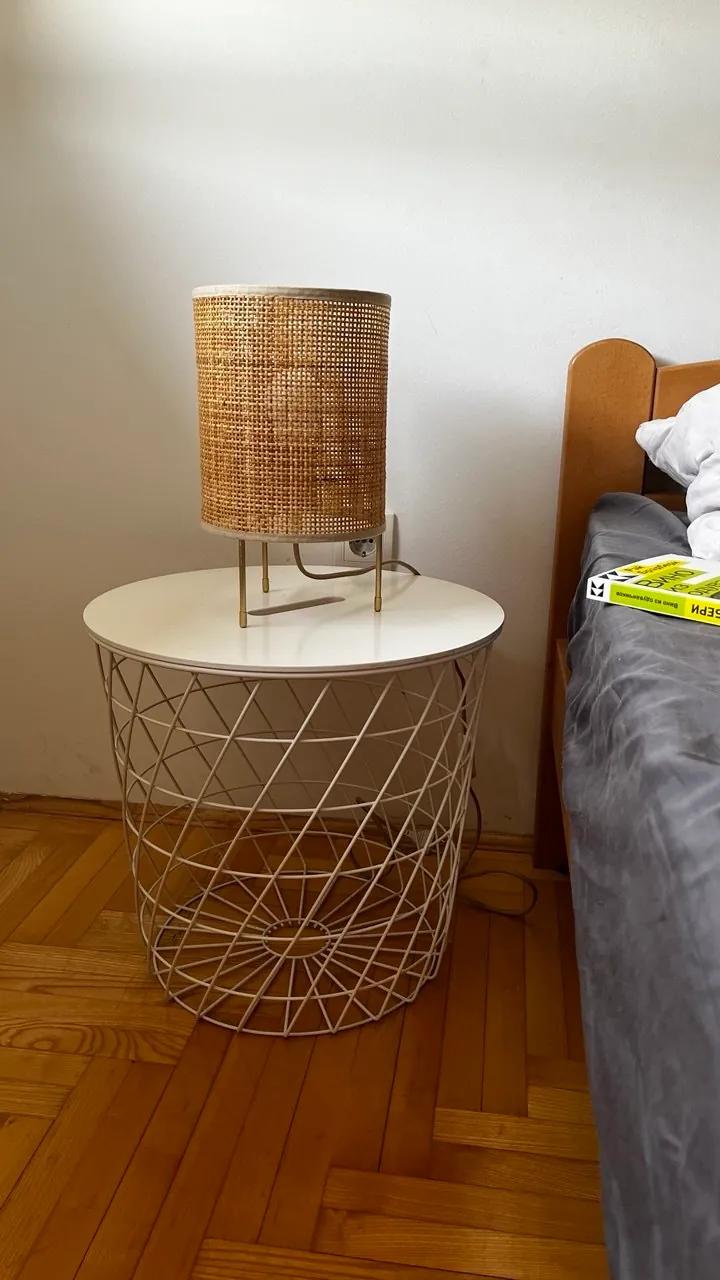 Столик IKEA и лампа JYSK