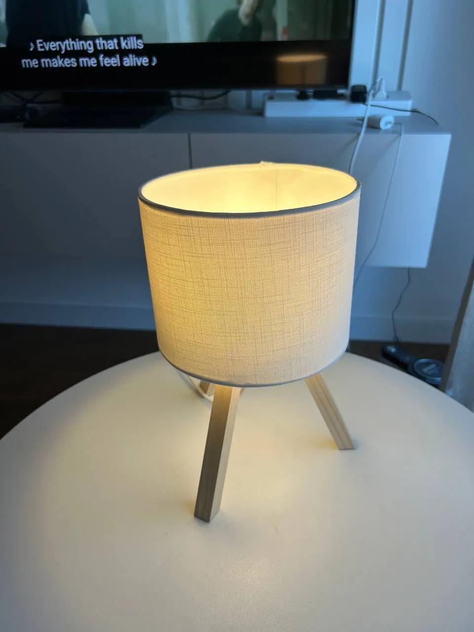 Лампа с теплым мягким светом из ikea