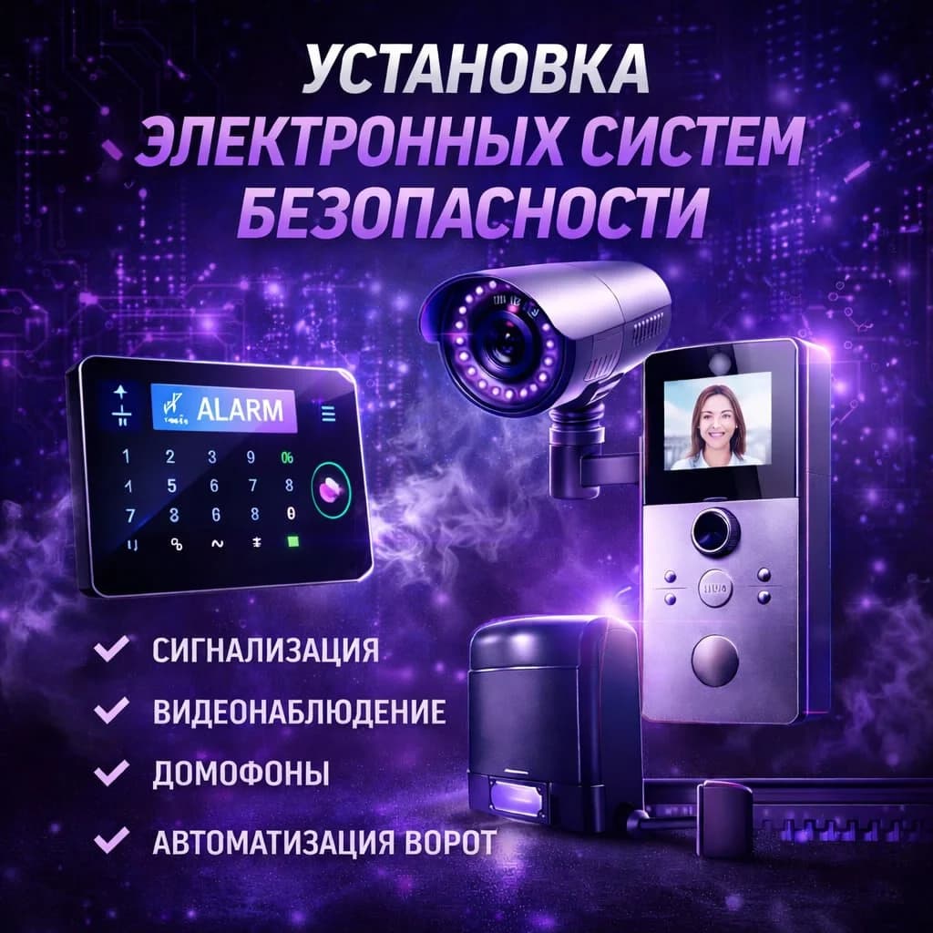 Установка систем безопасности