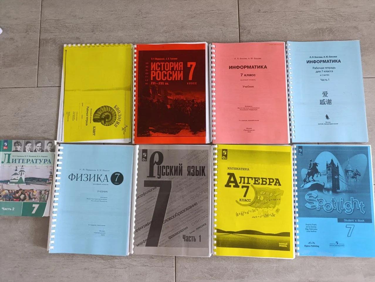Учебники русской школы 7 класс Нови-Сад