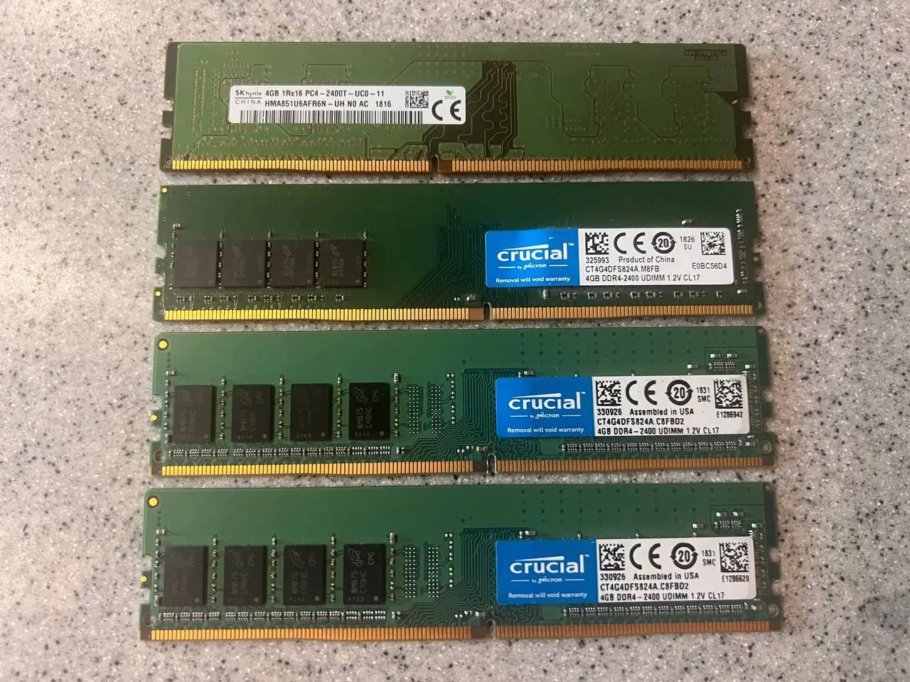 Оперативная память DDR4 4GB 2400MHz Белград