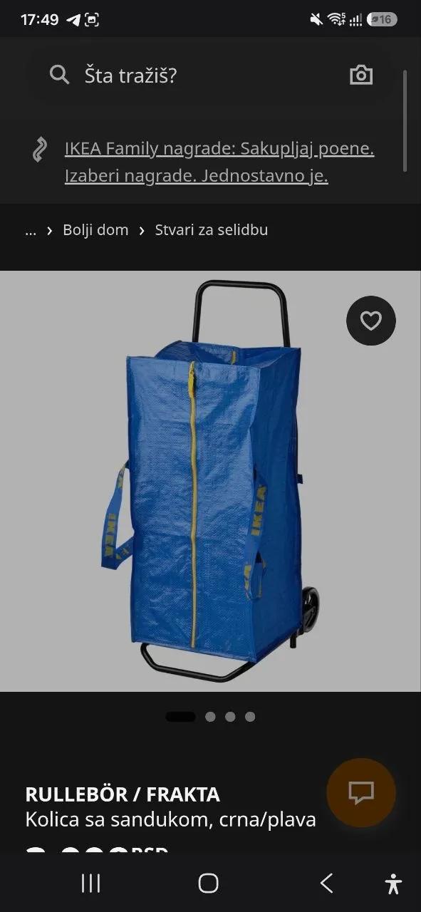 Тележка для продуктов IKEA Новый Белград