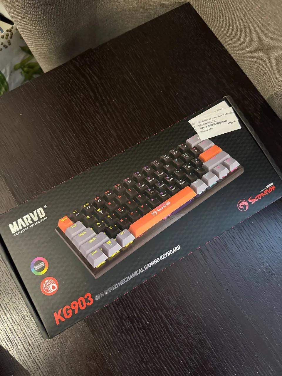 Игровая клавиатура Marvo KG903 40%