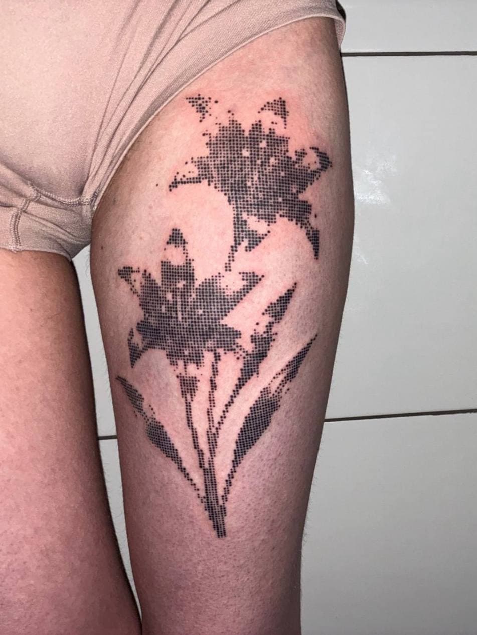 Пиксельные татуировки