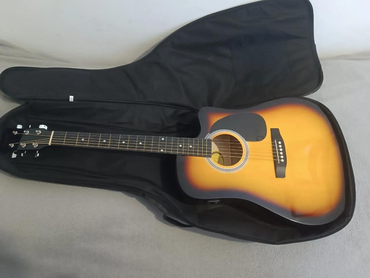 Гитара Squier by Fender SA-105CE электроакустическая