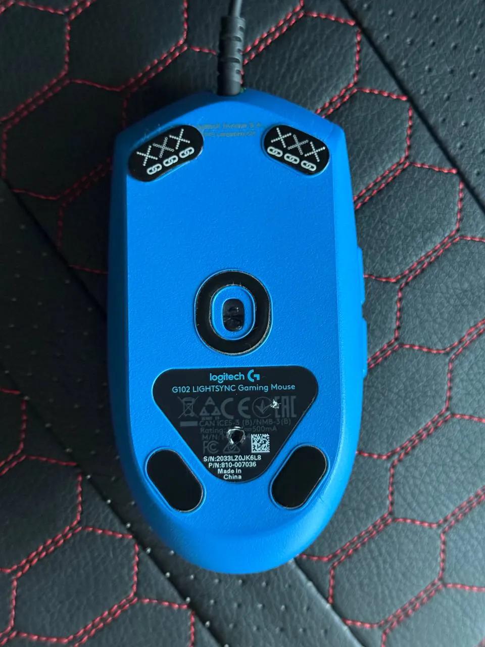 Мышь Logitech G102 игровая, синяя