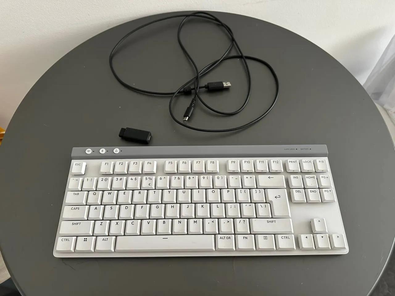 Клавиатура Logitech G515 TKL Wireless White механическая