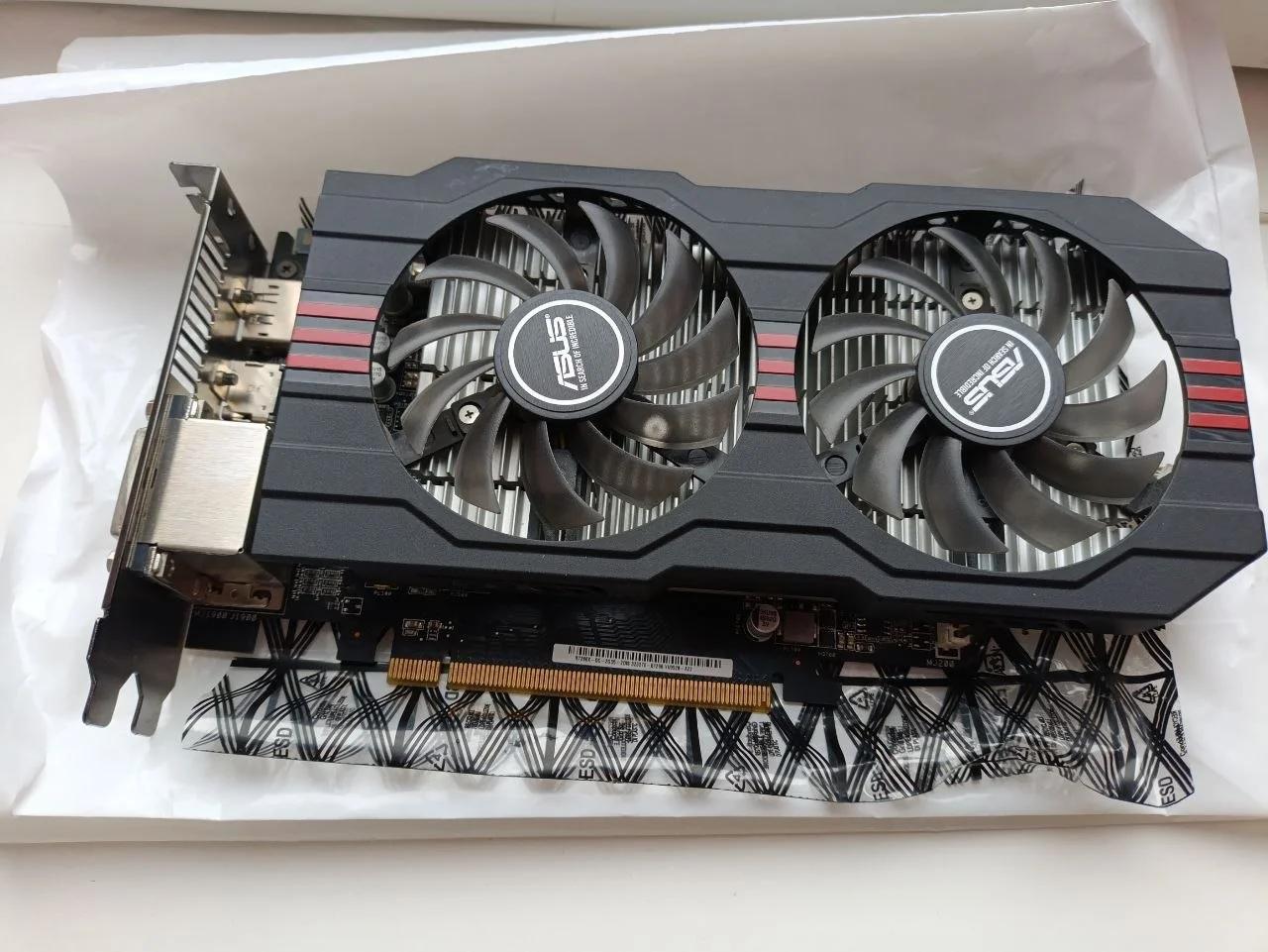 Видеокарта Asus Radeon R7 260x и монитор Viewsonic
