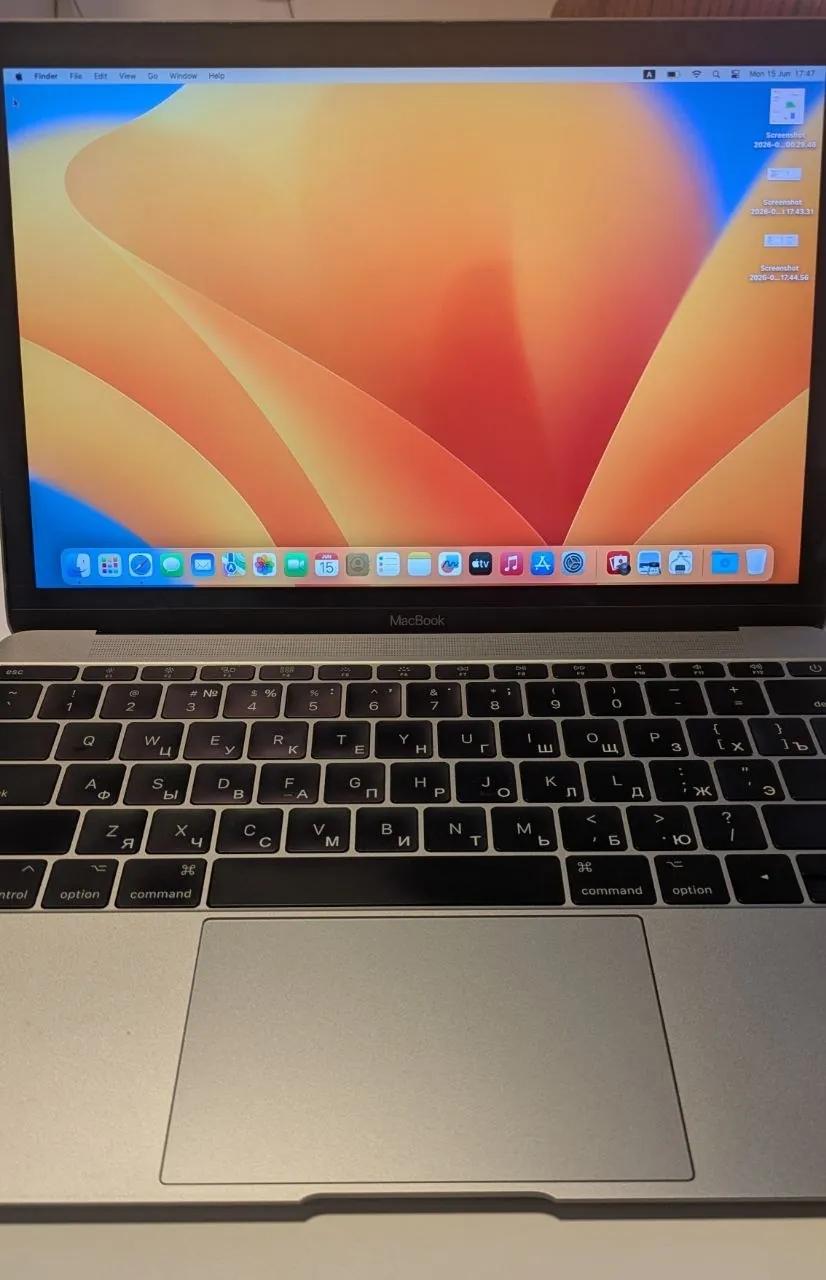 MacBook 12 дюймов 2017 m3 8/250 ГБ