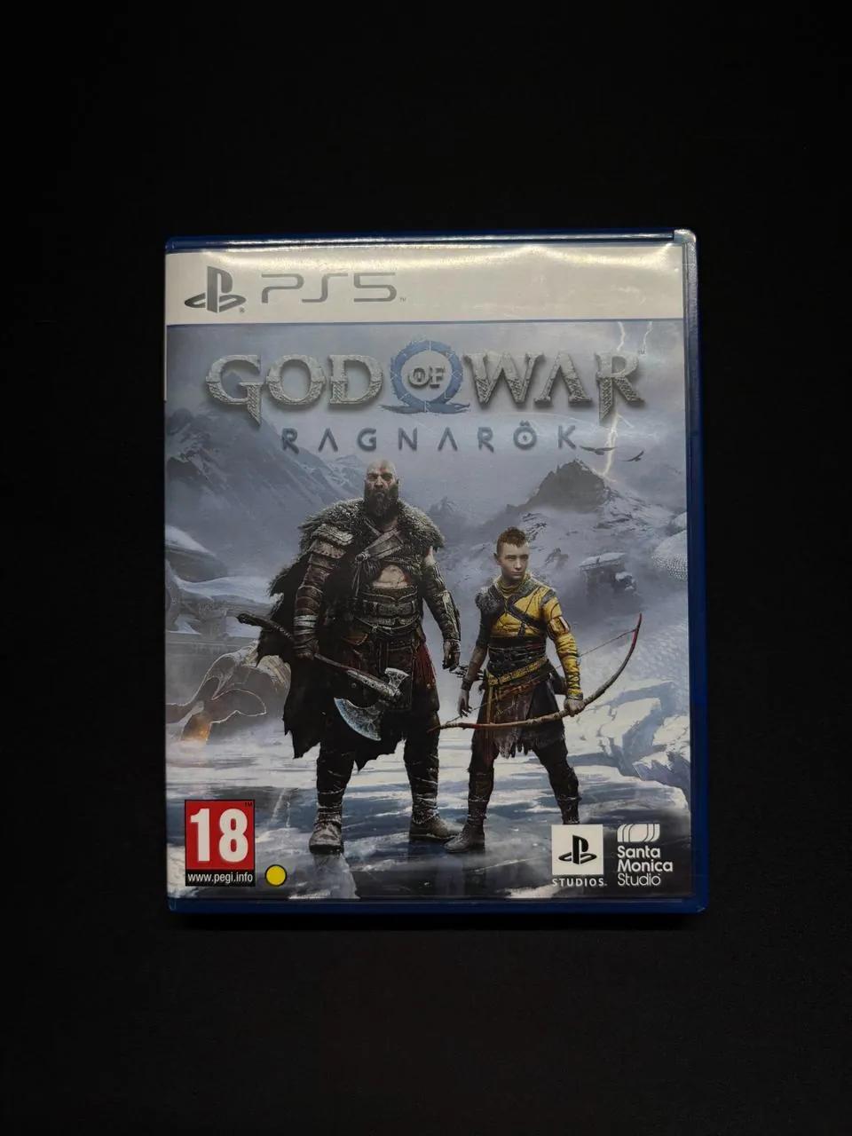 Диски PS5 God of War Ragnarok и Elden Ring