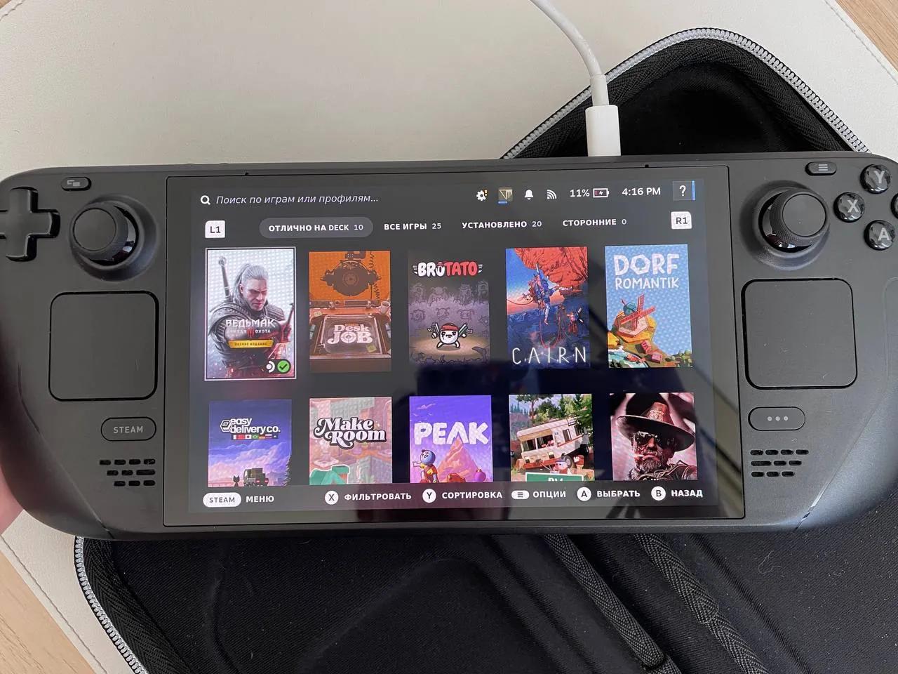Steam Deck OLED 512 ГБ состояние 10 из 10 Белград