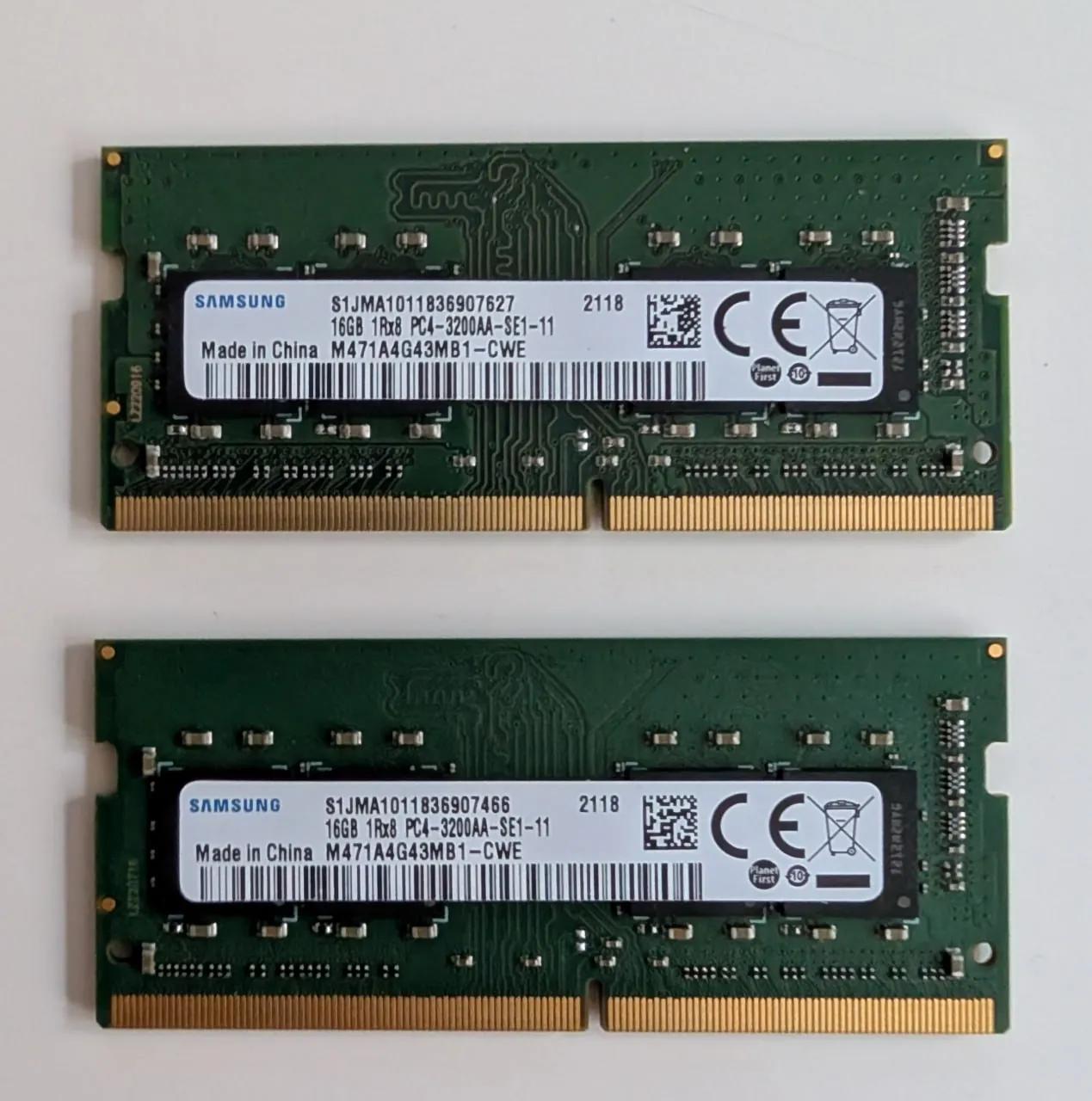 Оперативная память Samsung 2x16GB DDR4-3200 SO-DIMM Белград