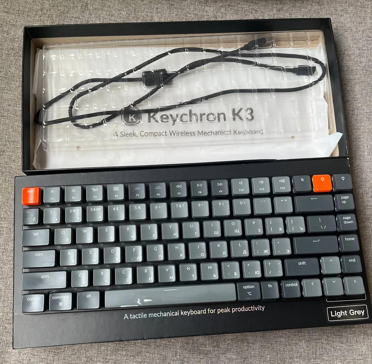 Клавиатура Keychron K3 Ultra-slim Wireless