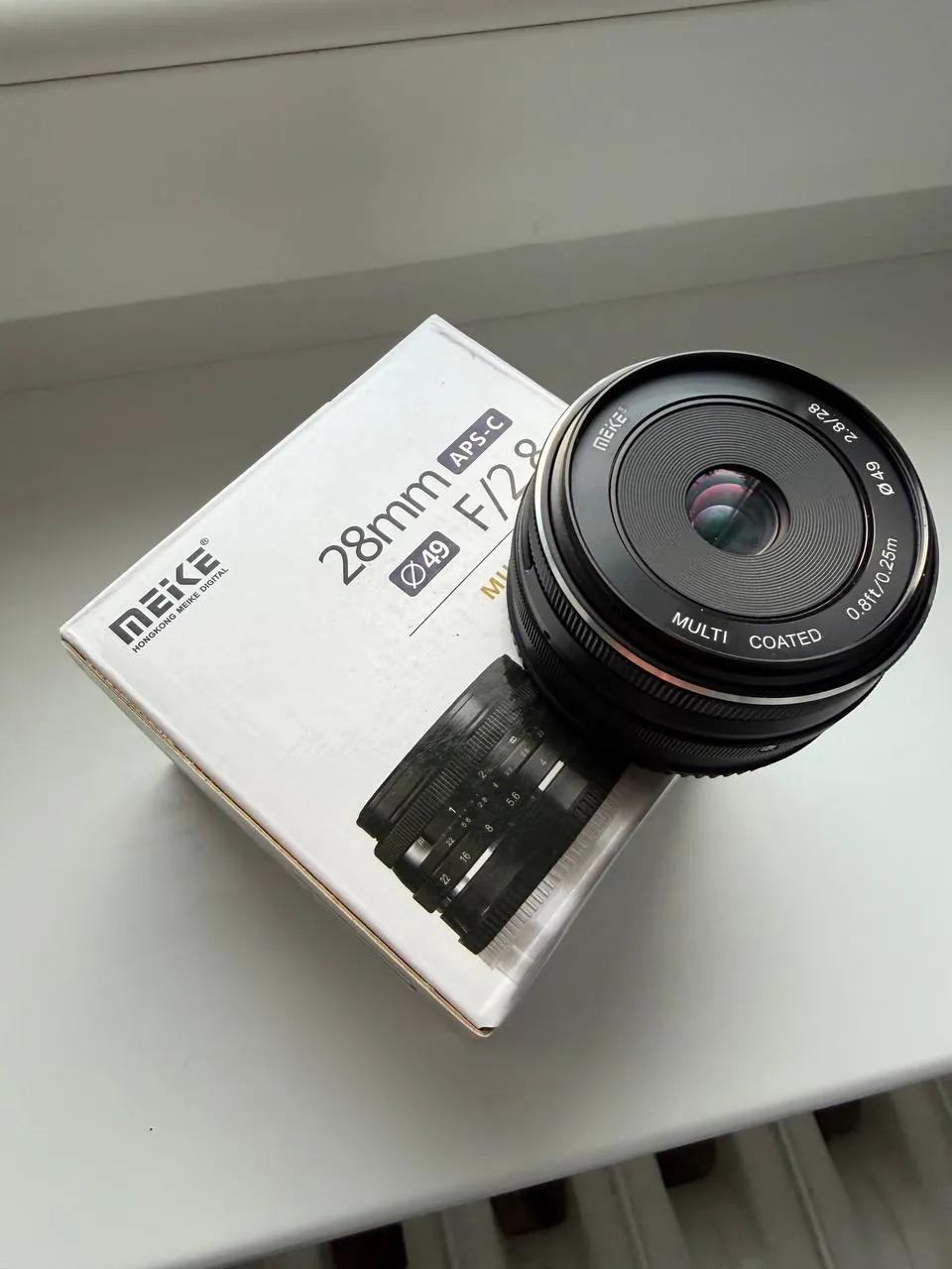 Объектив Meike 28mm f/2.8 для Sony E-mount