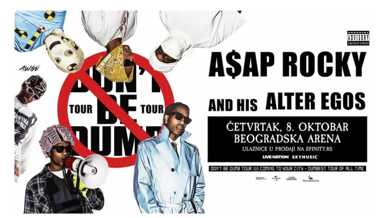 Два билета на концерт ASAP Rocky 8 октября Суботица
