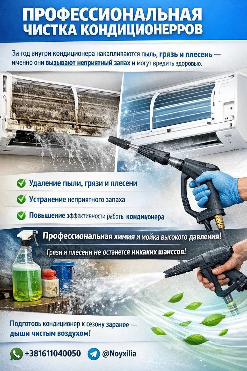 Чистка кондиционеров Noyxilia