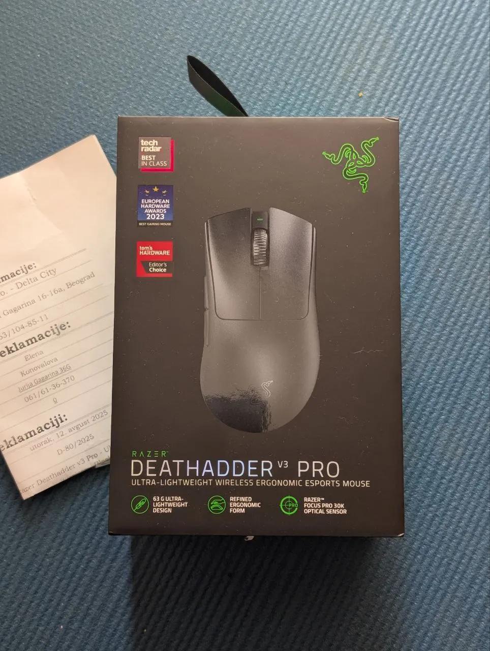 Мышь Razer DeathAdder V3 Pro беспроводная новая