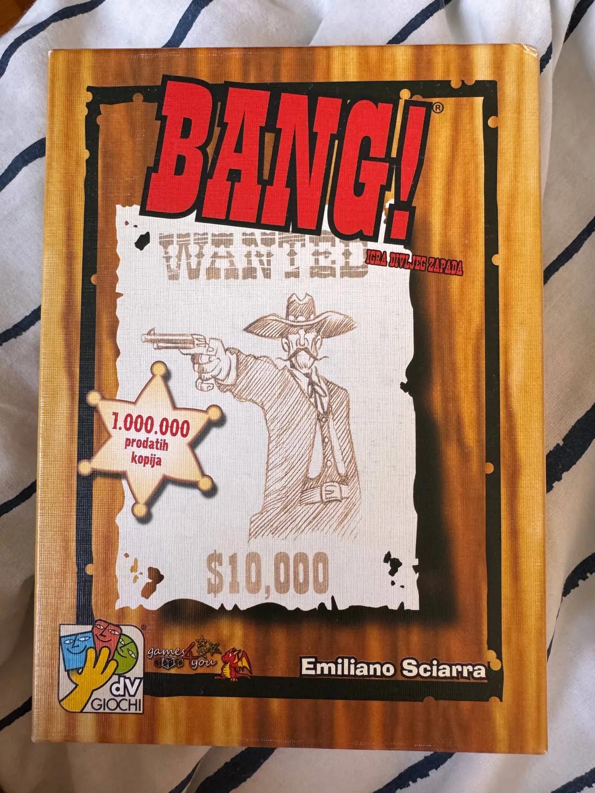 Настольная игра Bang на сербском, полный комплект, Нови-Сад