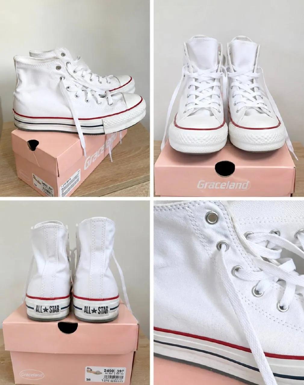 Кеды Converse белые женские размер 39