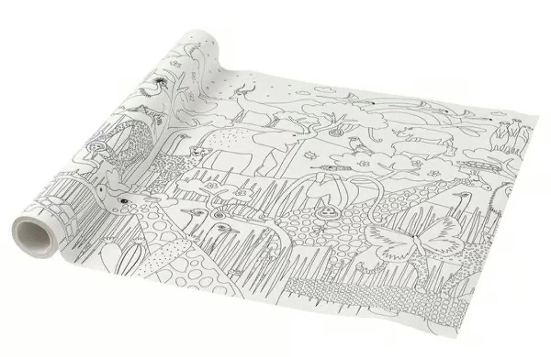 Раскраска рулон IKEA Джунгли новая Нови-Сад