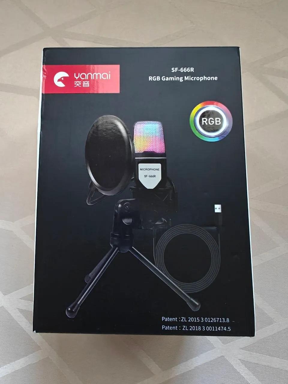 USB-микрофон Yanmai SF-666R с RGB-подсветкой новый Нови-Сад
