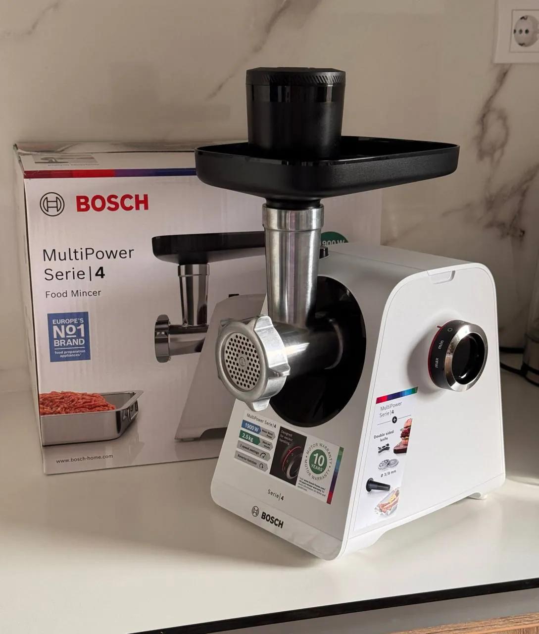Мясорубка Bosch MultiPower Serie 4 MFWS420W Звездара