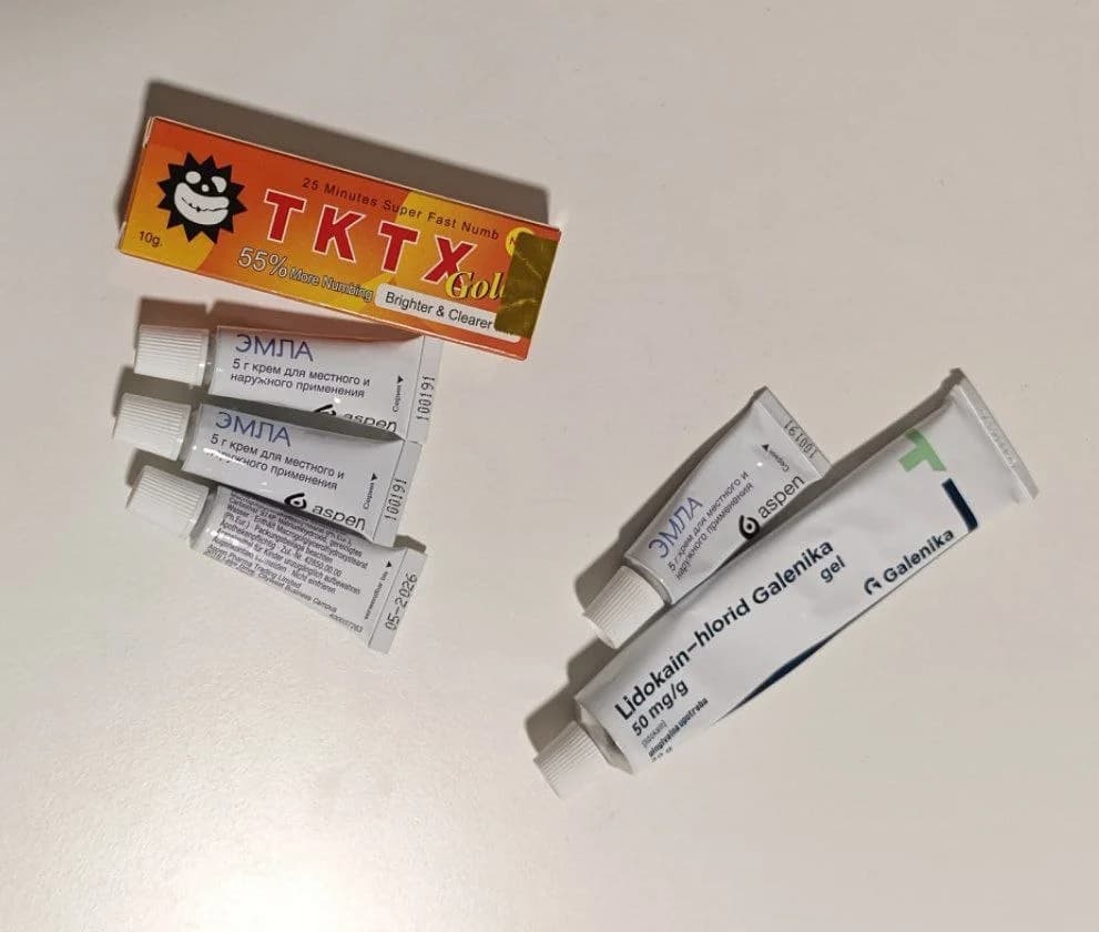 Обезболивающий крем TKTX и Эмла