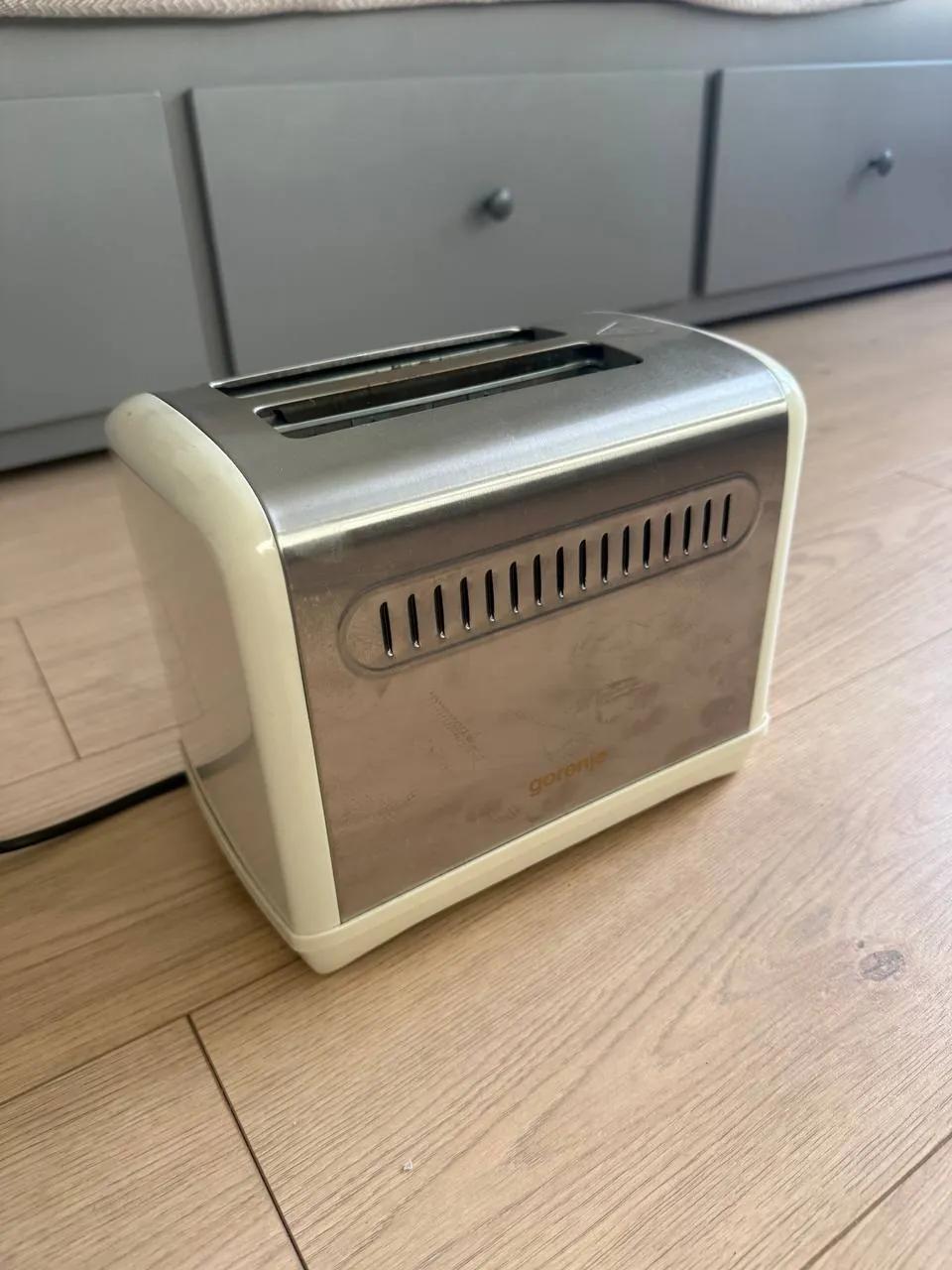 Тостер Gorenje T1100CLI кремовый с нержавеющей сталью